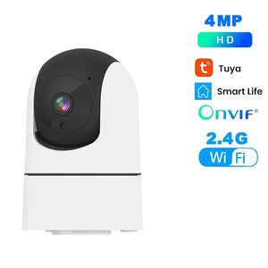 Tuya 5G WiFi IP Camera Indoor 6MP Auto Tracking 6x Zoom Night Vision - stepyours.com