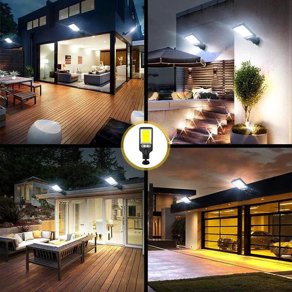 Solar Outdoor Led Wall Lamp With Motion Sensor Light — product view 5