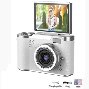 Amorus 1080P Selfie Camera With 180 Degree Flip Screen Beauty Filters 48MP - stepyours.com