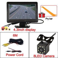 Four Point Three Inch Rear View Monitor For Car Parking Reversing Camera System - stepyours.com
