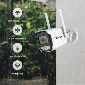 8MP 4K IP Camera WiFi Bullet Outdoor With AI Human Detection - stepyours.com