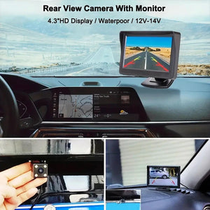 4.3 Inch Rear View Camera Monitor For Car Parking System - stepyours.com