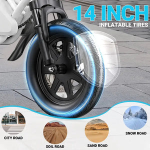 Dyu Folding Electric Bike Urban — product view 8