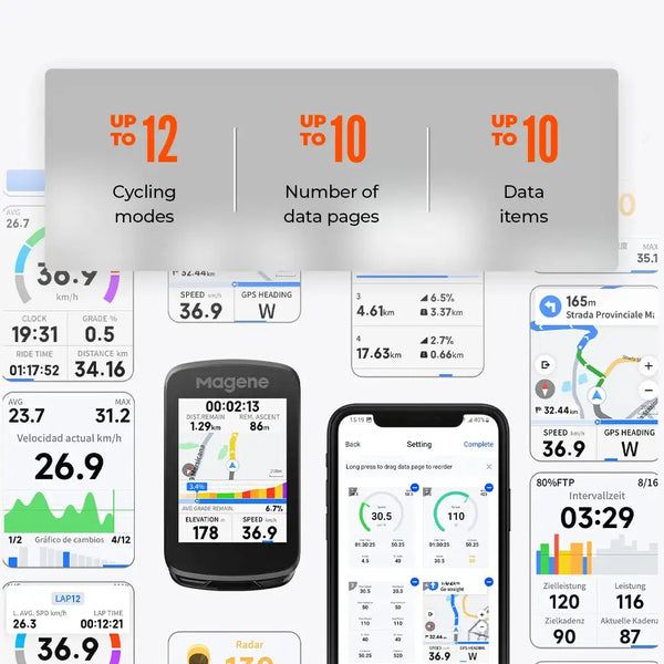 Magene Touchscreen GPS Bike — product view 4