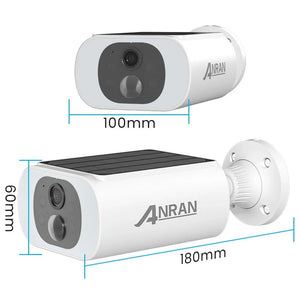 ANRAN 2K Wireless Solar Outdoor Camera Humanoid Detection Night Vision - stepyours.com
