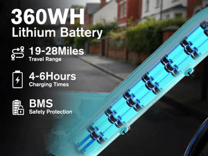 Bodywel Folding Electric Bike — product view 3