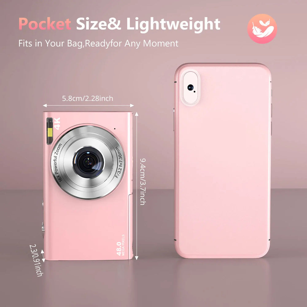 4K Vlogging Camera 42.4MP Sensor With 2.8 Inch Screen Camcorder For Photography - stepyours.com