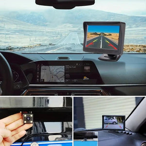 Four Point Three Inch Rear View Monitor For Car Parking Reversing Camera System - stepyours.com