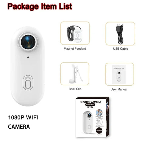 4K WiFi POV Mini Action Camera Magnetic Pocket Vlog Cam Helmet Mount for Bike - stepyours.com