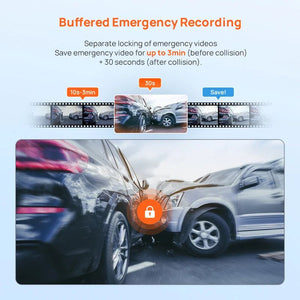70mai Dash Cam A410 Front 1440P Rear 1080P Car DVR 256GB 24H Parking - stepyours.com