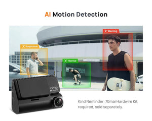 70mai 4K Dash Cam A810 Front Rear Set With 4G LTE UP04 GPS ADAS DVR - stepyours.com