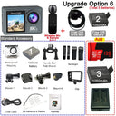 HUAFANT M4R Action Camera 5K 4K60FPS Waterproof 30m IPS Touch LCD 5X Zoom - stepyours.com