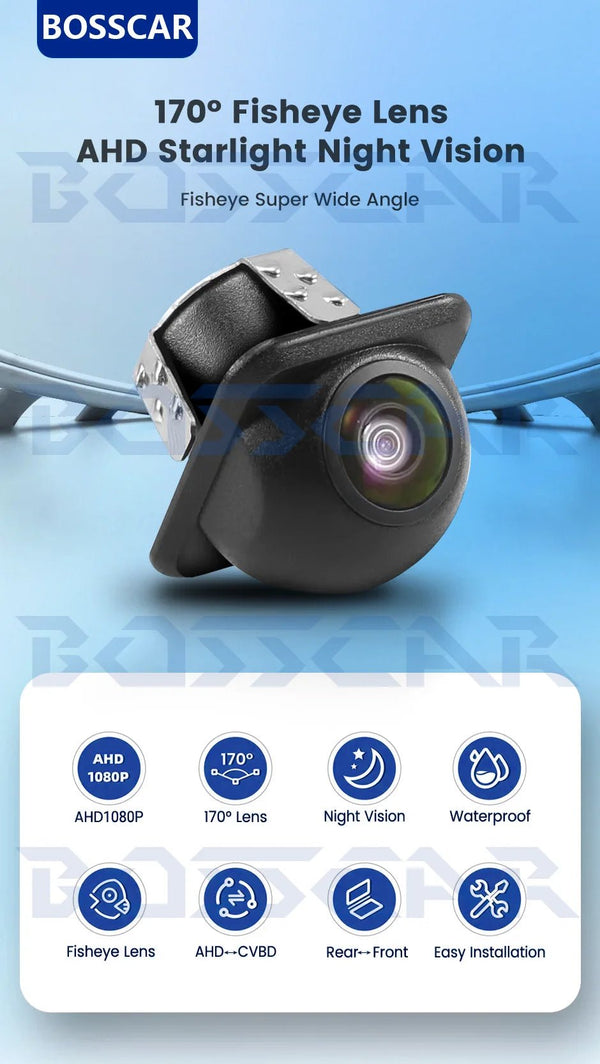 Universal Car Rear View Camera Waterproof Night Vision 170 Degree Parking Assist - stepyours.com