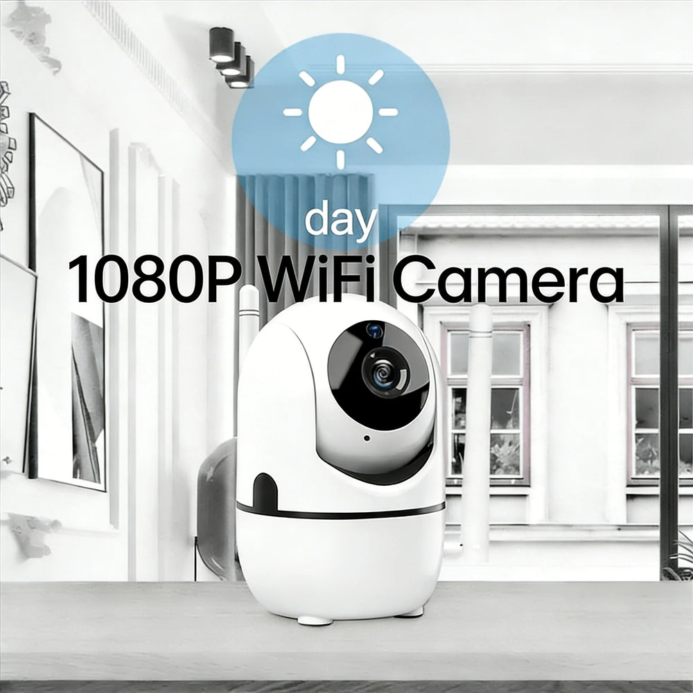 New Wireless IP Camera - Auto Tracking 1080P Night Vision For Home Security - stepyours.com