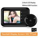 2.4Inch LCD Door Peephole Camera IR Night Vision Video Eye Door Bell Visual Doorbell Security Protection Camera by stepyours.com