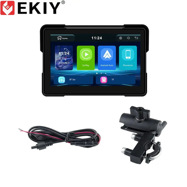 Wireless CarPlay Motorcycle GPS Unit — product view 7