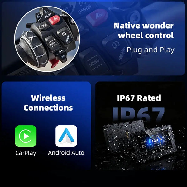 Motorcycle Wireless CarPlay Navigation — product view 4