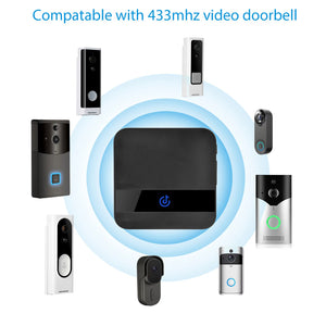 AC 110-220V RF 433Mhz Smart Indoor Doorbell Wireless WiFi Door Bell Ring for Video Doorphone by stepyours.com