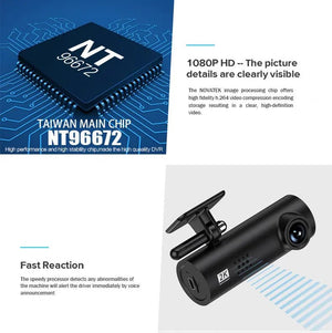 4K WiFi Dash Cam For Car Front Camera 24H Parking Monitor Black Box - stepyours.com