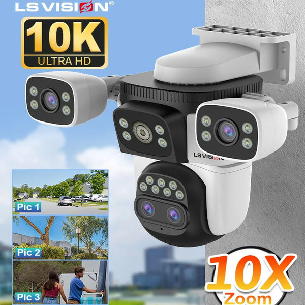 LS Vision LS - WL320 - 10X Outdoor PTZ Camera With Auto Tracking AI Pro - stepyours.com