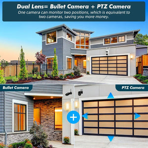 Fuers 5K 10MP Dual Lens IP Camera - Auto Tracking Tuya Smart WiFi CCTV - stepyours.com