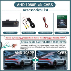 Rear View Camera 1080P 170 Degree For Ford Focus 2 Mk2 Mondeo Mk4 S Max - stepyours.com