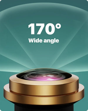 170 Degree Fisheye Rear View Camera Golden Lens Night Vision For Parking Safety - stepyours.com