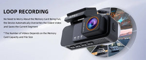 4K Dash Cam Car Camera With GPS WiFi Night Vision Dual Lens Rear View - stepyours.com