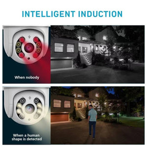 8MP 4K PTZ Camera AI Auto Tracking Color Night Vision Outdoor WiFi IP Cam - stepyours.com