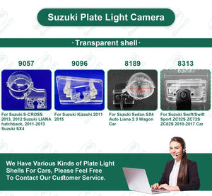GreenYi Rear View Camera Bracket With License Plate Lights For Suzuki SX4 Liana - stepyours.com