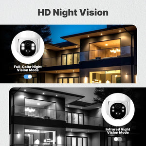 MOES Tuya Solar Powered 4G WiFi 4MP Security Camera With Color Night Vision - stepyours.com
