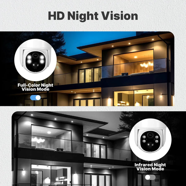 MOES Tuya Solar Powered 4G WiFi 4MP Security Camera With Color Night Vision - stepyours.com
