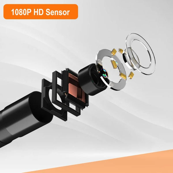 Endoscope Camera 4.3 Inch Screen HD1080P Borescope 100m Cable - stepyours.com