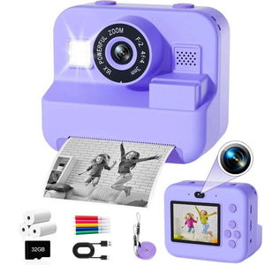 IAURA Educational Kids Camera 1080P Mini Video Camera With 32GB Card - stepyours.com