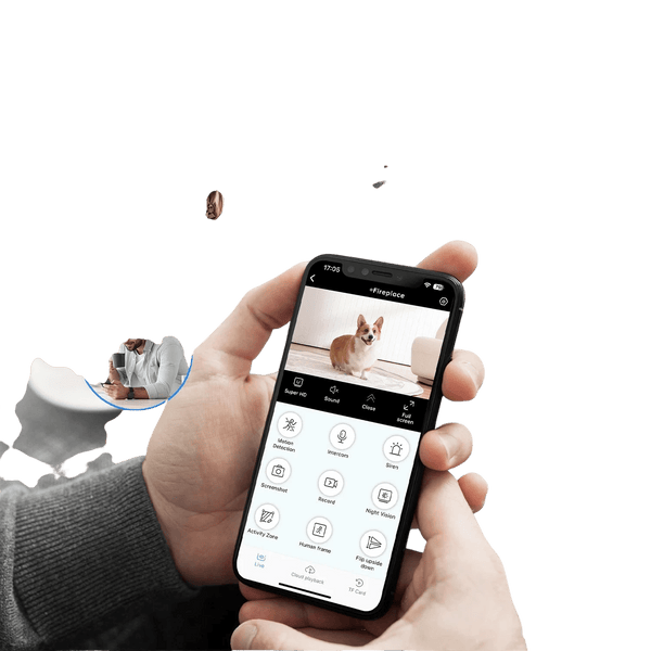 BESDER 5MP Mini Cube Camera - AI Human Detection and Two - Way Audio - stepyours.com