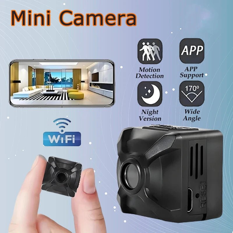 4K WiFi Mini Security Camera With Long Battery Life And Motion Detection - stepyours.com