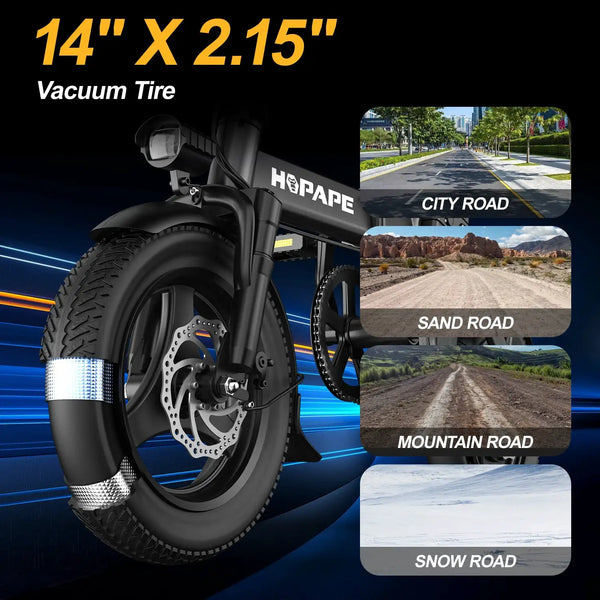 Lightweight Foldable Electric Bike — product view 6
