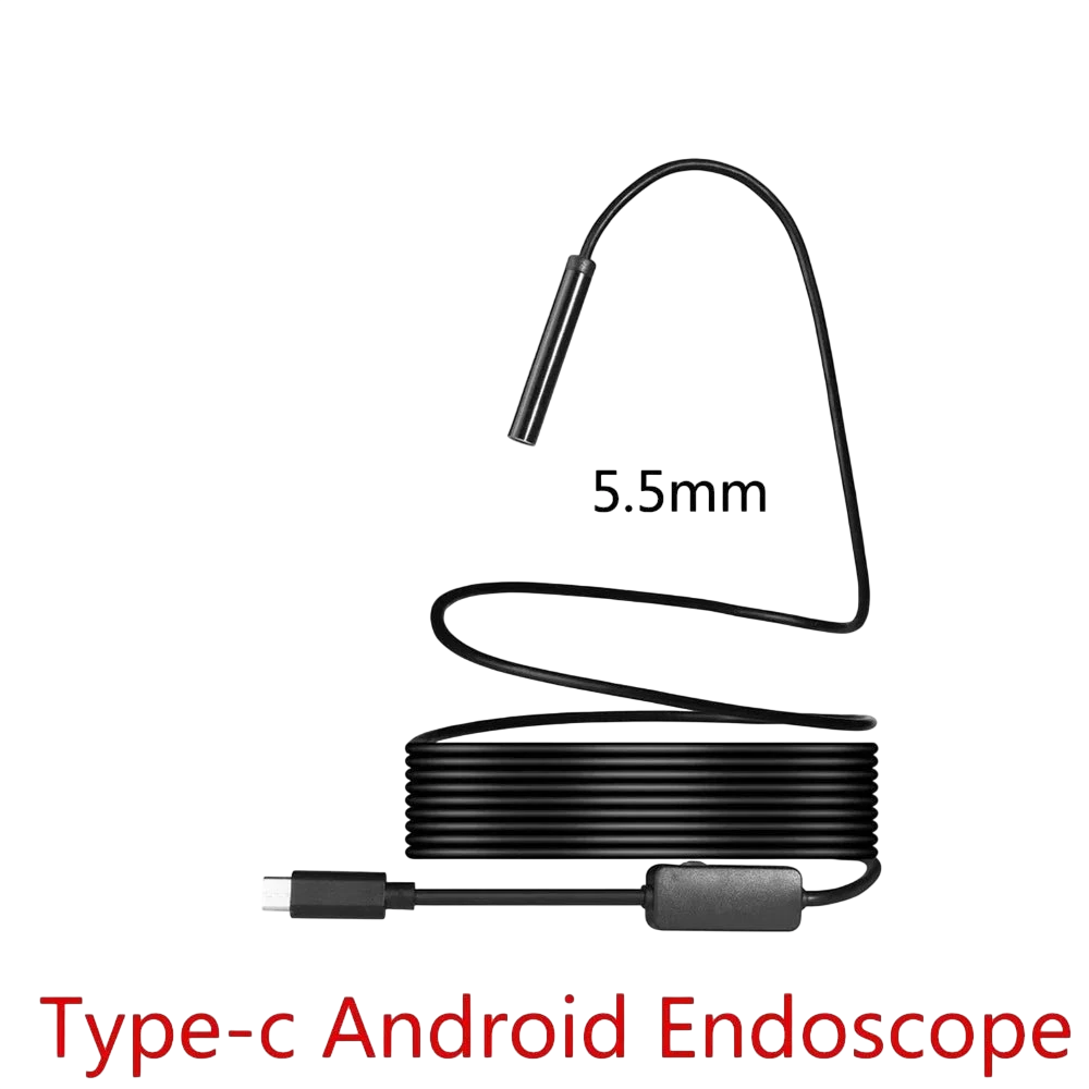 5.5mm USB Type - C Android Endoscope Camera - Flexible Probe for Tight Spaces - stepyours.com