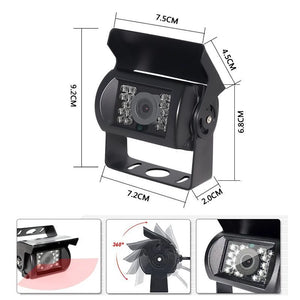 Reverse Camera 4 Pin AV Port IR Night Vision Waterproof For Truck Trailer RV - stepyours.com
