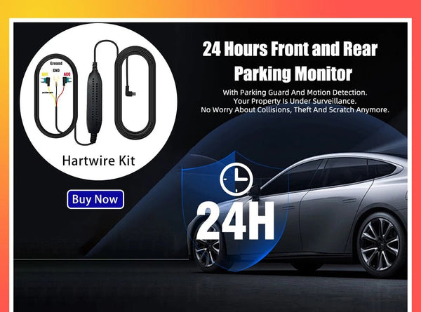 Ultra HD 4K Car Dash Cam With WIFI DVR Night Vision 24H Parking GPS - stepyours.com