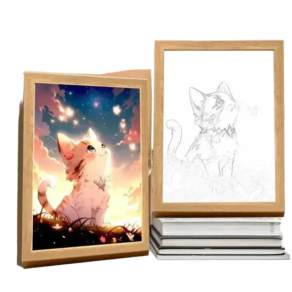 Calming Glow Cat Moon Lamp for Kids — Cute cat 05