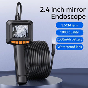 Industrial Endoscope Camera 4.3 Dual Lens 1080P - IP67 Waterproof Borescope - stepyours.com
