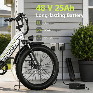 Cybervelo Electric Fat Tire Ebikes — product view 3
