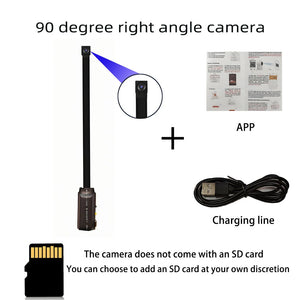 4K HD mini WiFi camera, supports remote viewing, motion detection, DIY small home nanny style HD wireless camera by stepyours.com