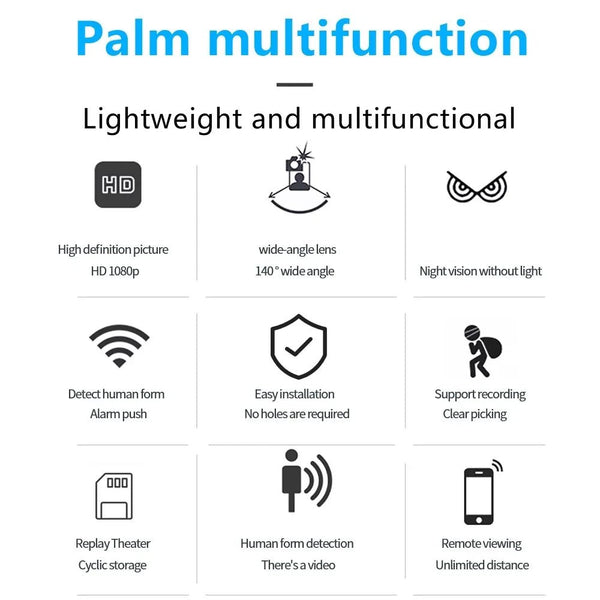 X5 Mini Camera 1080P HD WiFi Night Vision Security Camcorder For Home - stepyours.com