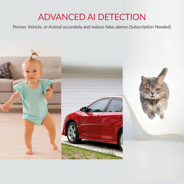 YI Pro 3pc Kit 2K Home Camera - Indoor AI Surveillance With Night Vision - stepyours.com