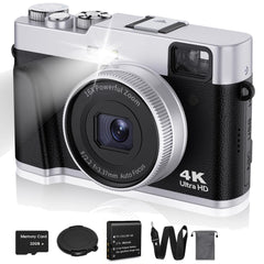 MELCAM DC202 4K Vlogging Camera With Auto Focus And Anti Shake 48MP - stepyours.com