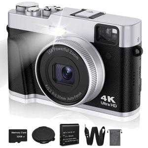 MELCAM DC202 4K Vlogging Camera With Auto Focus And Anti Shake 48MP - stepyours.com