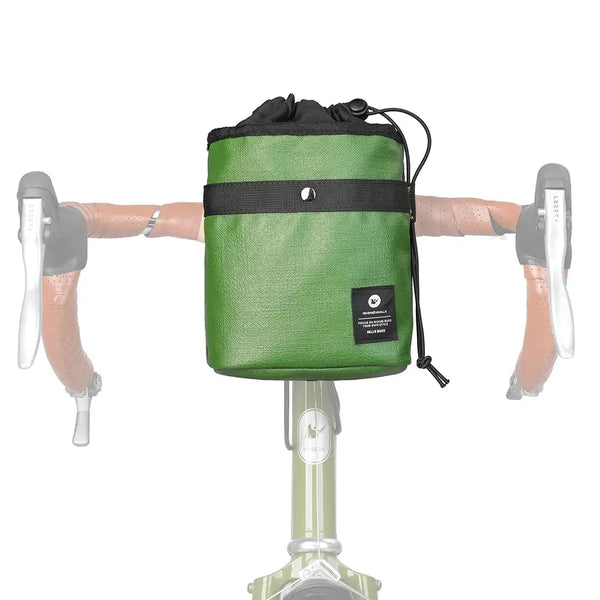 Rhinowalk Morandi Color Bike Front Bag 2.5L Water Bottle Bag High Capacity Bike Handlebar Bag Portable Cycling Shoulder Pack