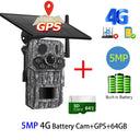 INQMEGA4G Solar Trail Camera 2K Night Vision 5MP PIR Motion Activated - stepyours.com